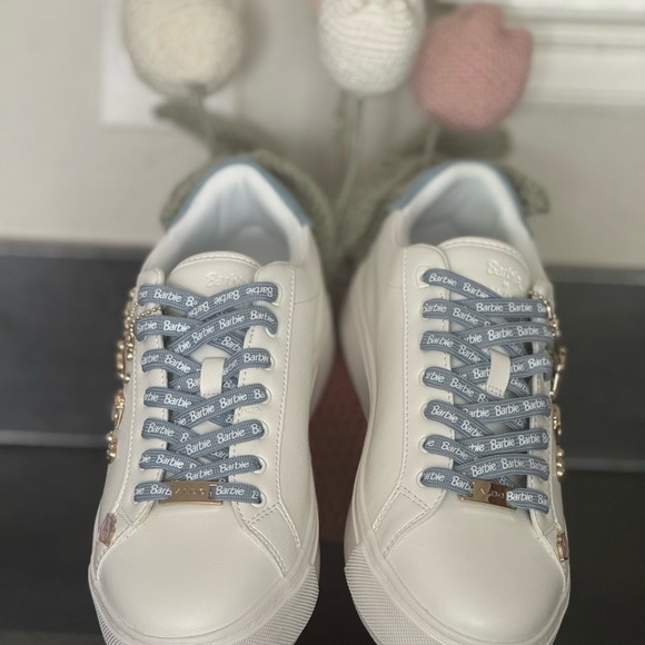 Aldo White and Blue Barbie Sneakers - Picture 3 of 10